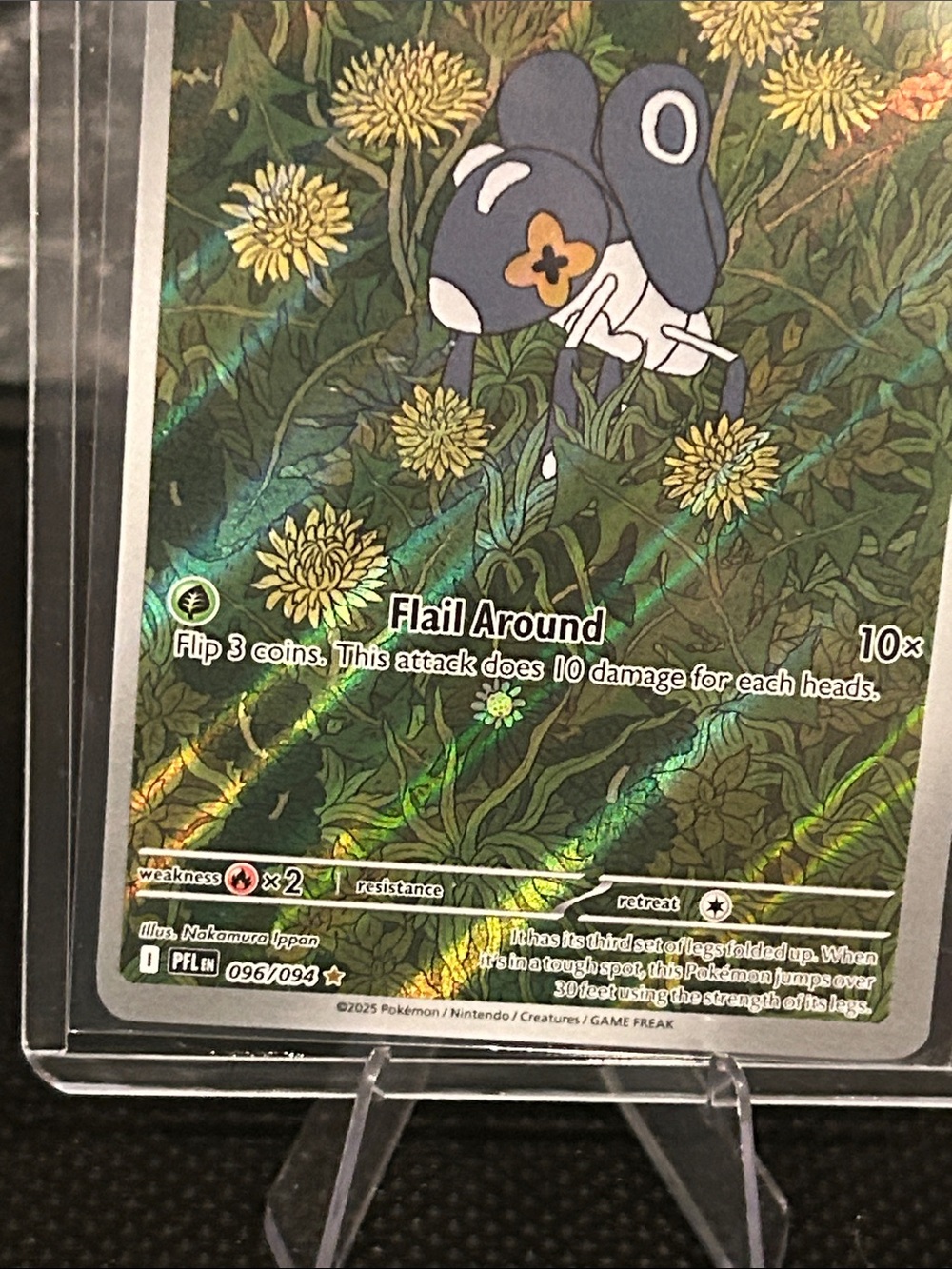 Pokemon Nymble 096/094 Illustration Rare Holo from Phantasmal Flames 🔥 Set M/NM - Picture 3 of 3